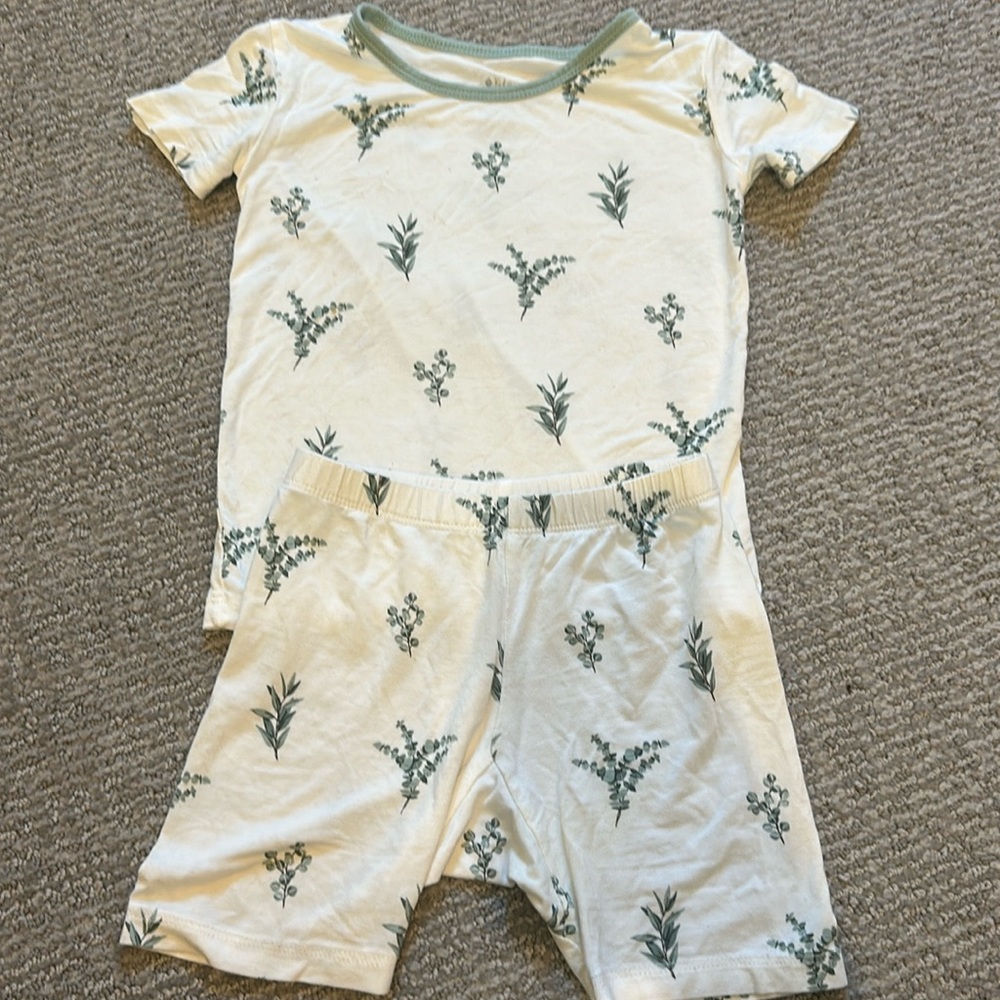 Kyte Baby toddler short sleeve pajamas 3T